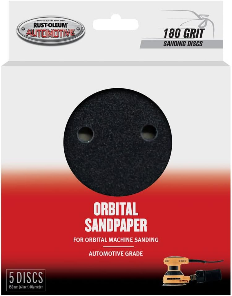 Rust-Oleum Automotive 320 Grit Velcro Orbital Sanding Disc image number 2