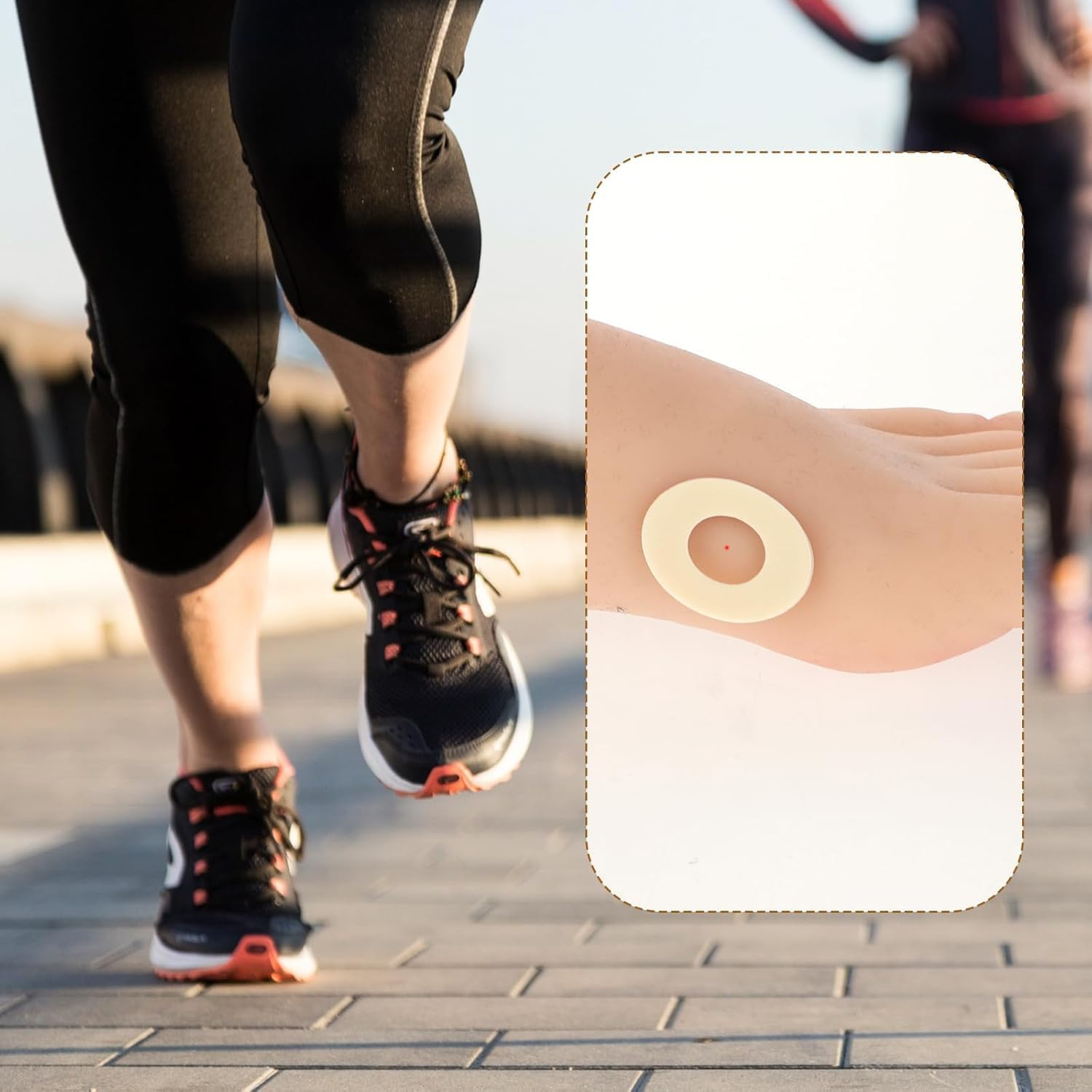 Limcryspp 120 Toe Pads, Waterproof Self-Adhesive Adhesive, Enhance Adhesion, Provide Cushioning, Prevent Friction, and Protect Feet and Toes image number 2