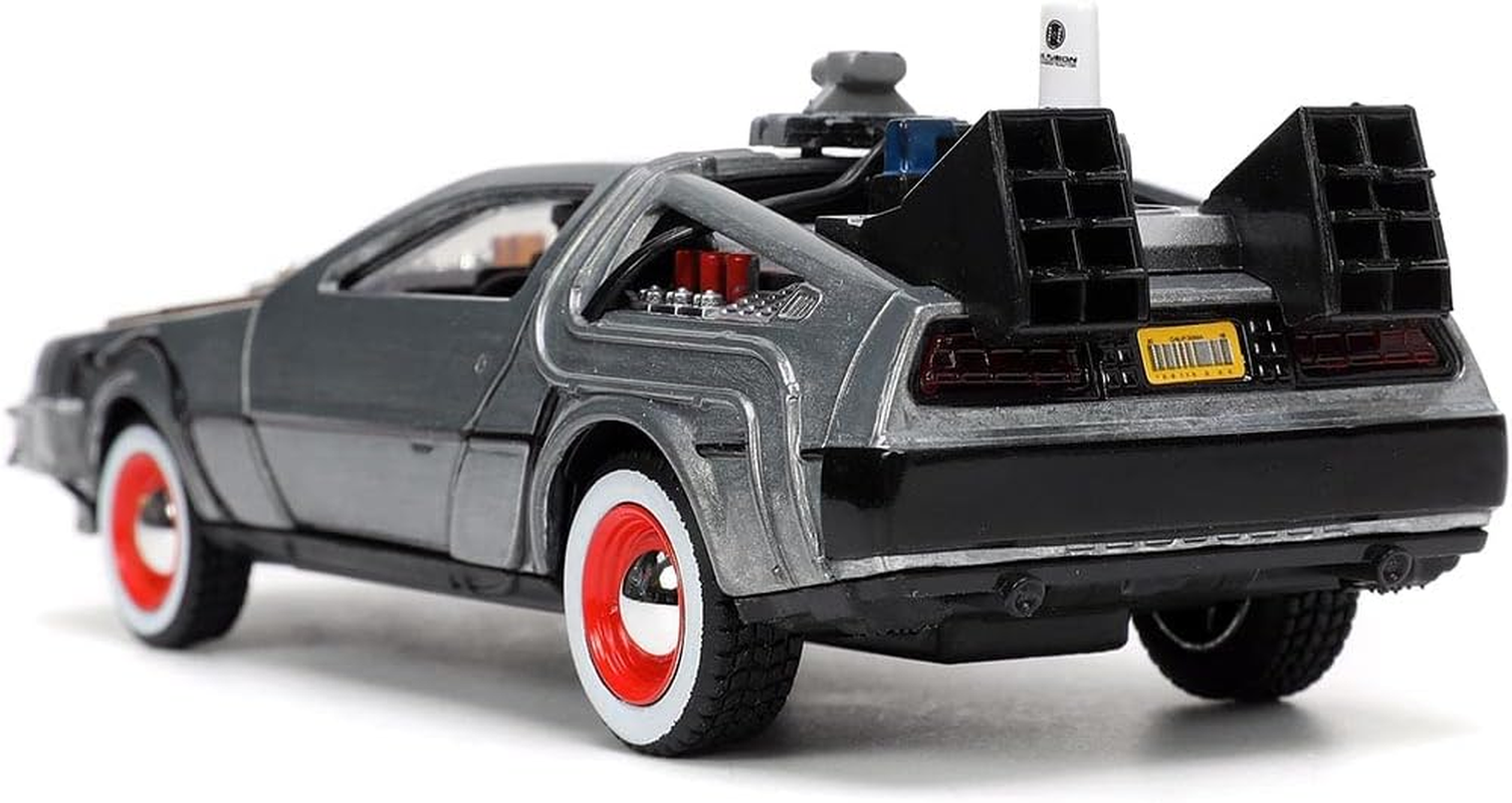 Jada Toys Back to the Future 3 Delorean 1:32 Scale Diecast Vehicle
