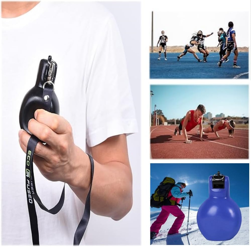 Jindizi 2Pcs Portable Hand Squeeze Whistles Coaches Whistle Manual Sports Trainer Whistles, Squeeze Whistle,Hand Squeeze Whistles Coaches Whistle Loud Manual Sports Trainer Whistle for Training image number 3