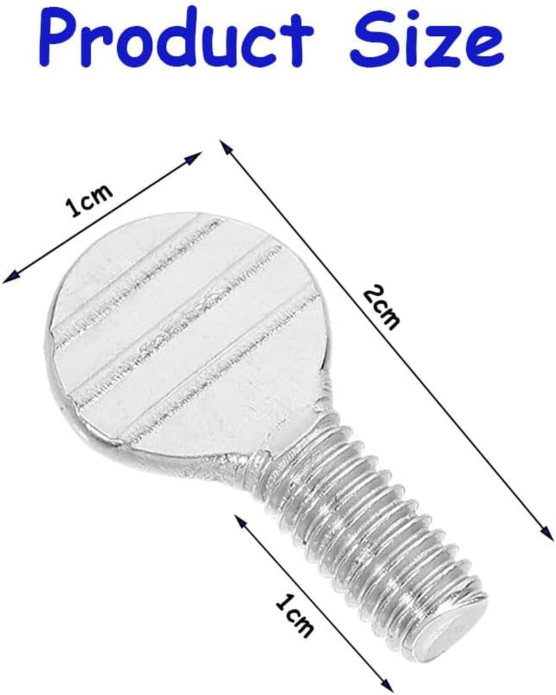 10 Pcs Stainless Steel Rotisserie Screws for Electric Ovens and Air Fryers，Secure Thumb Fasteners, Durable BBQ Grill Accessories, Rust Proof Kitchen Tools for Stable Cooking image number 1
