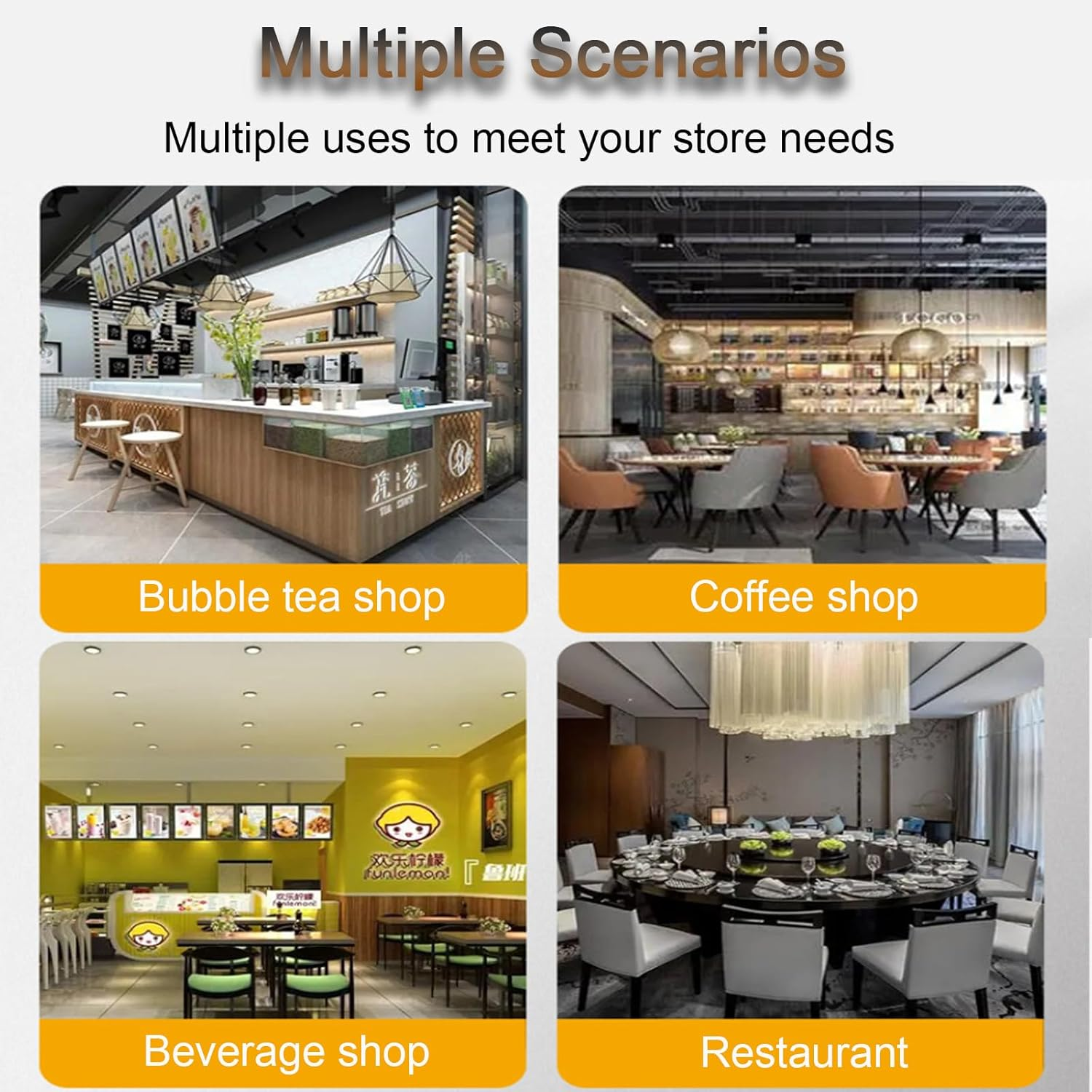 Coffee Milk Foam Machine, Commercial Milk Steamer Machine, 6L Capacity, LED Display, Stainless Steel, for Espresso Coffee Dessert Shop, Bubble Tea, and Milk Tea image number 5