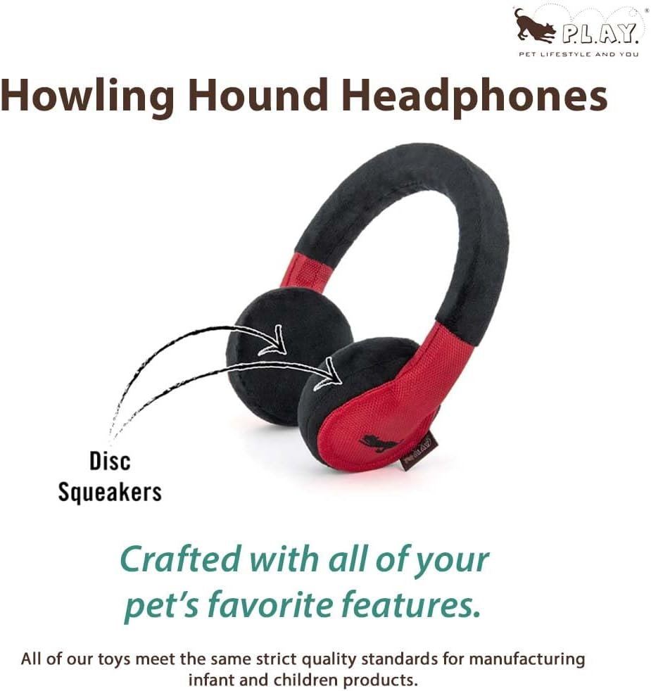 P.L.A.Y Pet Lifestyle & You Howling Headphones Dogs Toy, image number 2