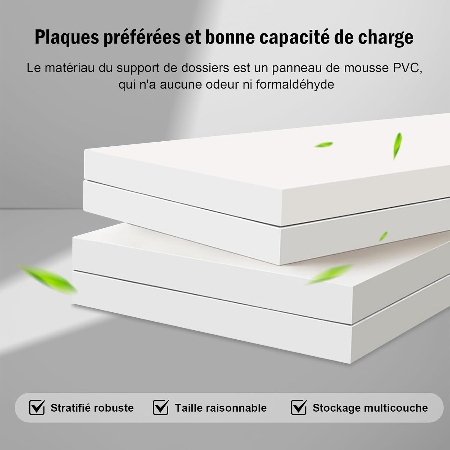 Desk Organizer with 7 Layers Multifunctional Document Organizer Large Capacity Office Supplies Home Decoration for Office and Home (White) image number 1