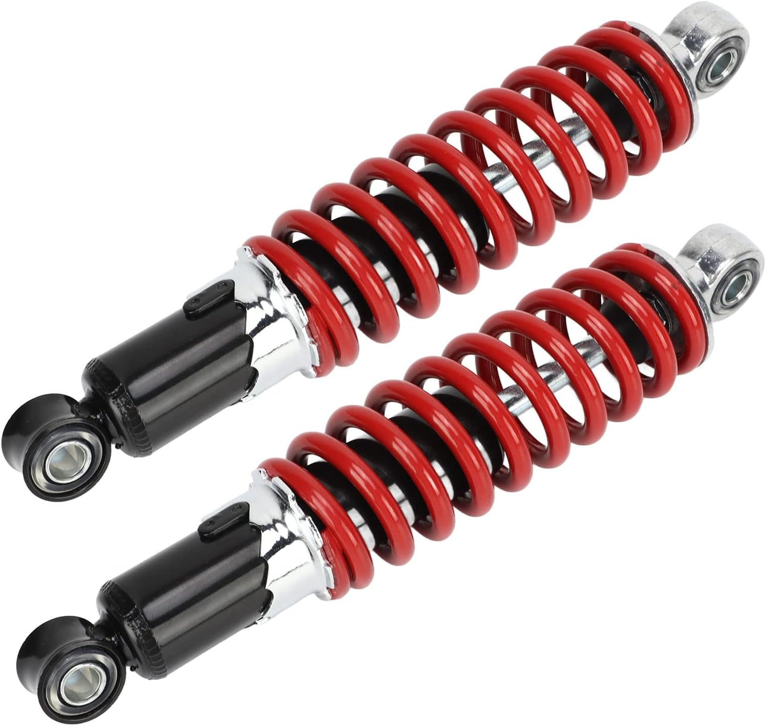 2 Pcs Suspension Shock Absorber, 250Mm Hole Center Distance, Adjustable Spring Suspension Damper for Dirt Pit Bike ATV Go Kart image number 5