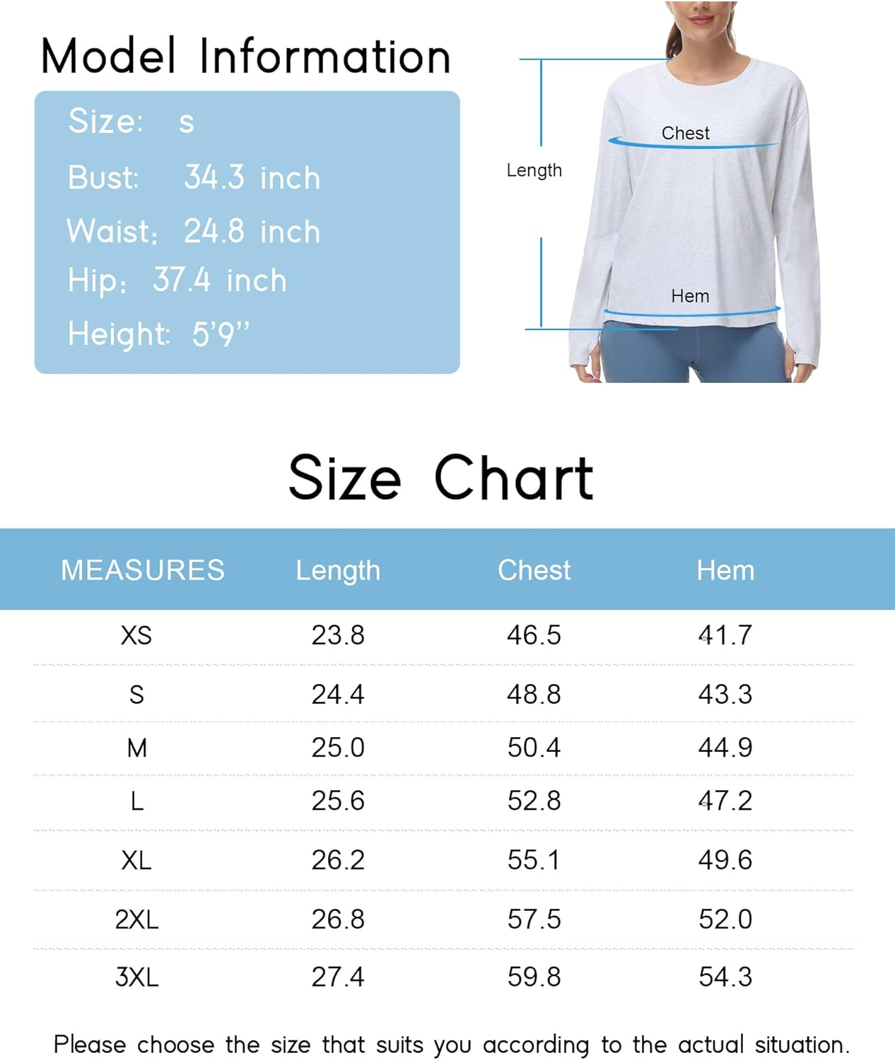 THE GYM PEOPLE Women'S Long Sleeve Workout Shirts Back Loose Fit Running Tee Tops with Thumb Hole image number 1