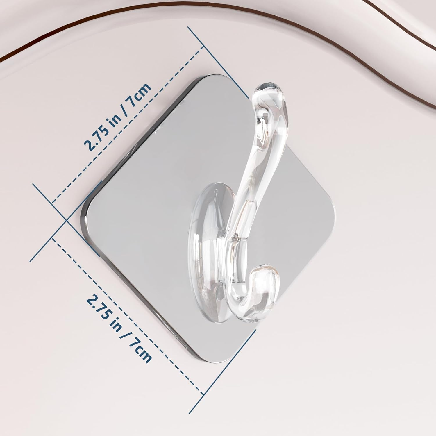 Coat Hooks Wall Mounted - 10 Pack 15Lb(Max Large Heavy Duty Wall Hook for Single Hanging Coats Towel Cubicle Classroom Kitchen Bath Backpack Hat Hook image number 3