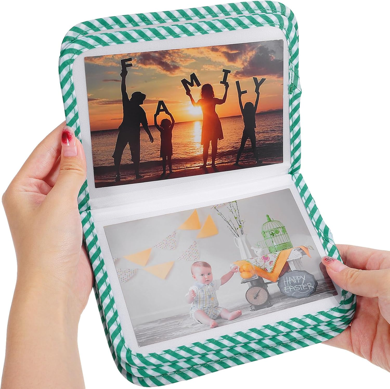 SHINEOFI Baby Photo Album Baby&lsquo;S My First Photo Book Cartoon Animal Cover Baby Cloth Album for Babies Newborns Toddlers Photography Album Party Favors image number 2