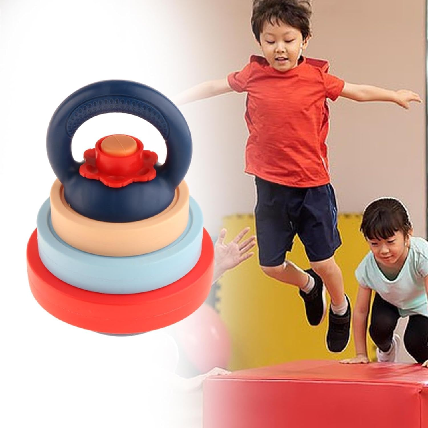 STARTIST Children'S Kettlebell and Dumbbell Fitness Kit for Ages 4-7 Home Exercise, Style B