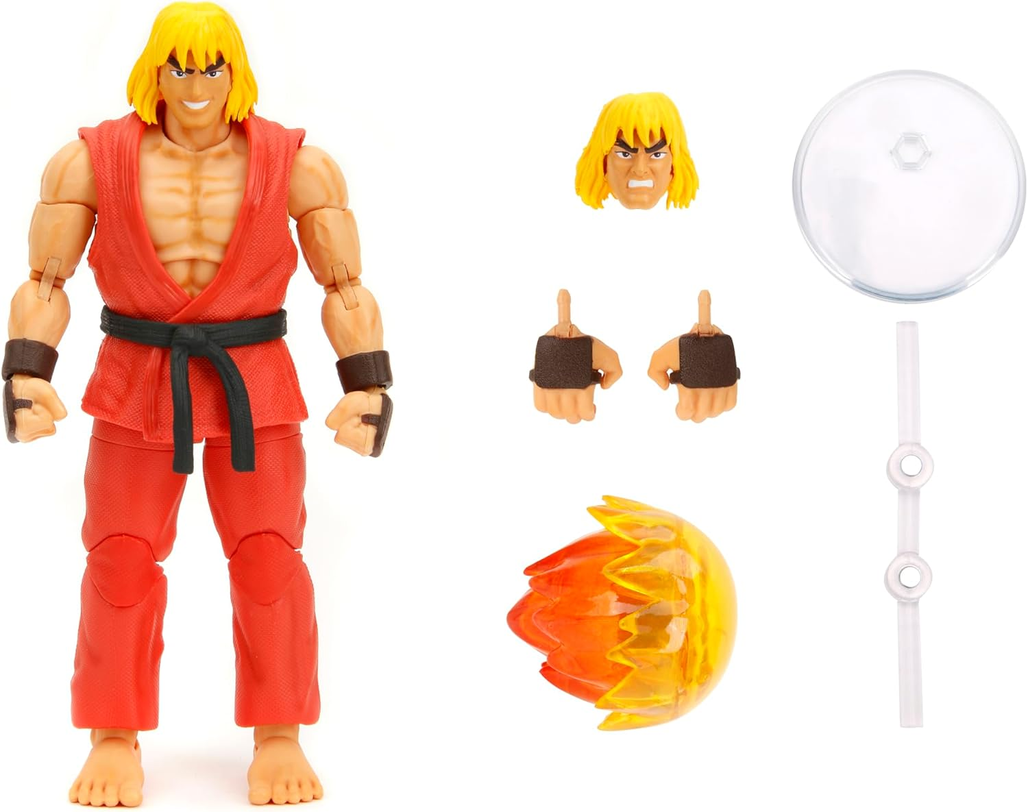 Jada Toys Street Fighter Ken Action Figure 6-Inch Size image number 4