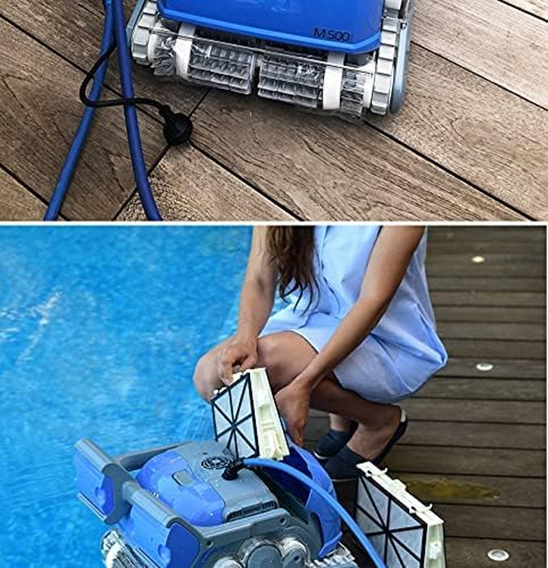 Spring Filter Cartridges Compatible with Dolphin M500, M200, M400, Wave 90, Ve 65, Oasis Z5, Sigma, C3,C4,Nautilus CC plus Robotic Pool Cleaners, Part Number: 9991433-R4（4 Pack）