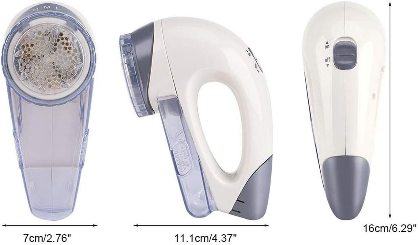 Portable Battery Powered Sweater Fuzz Shaver for Clothes with Stainless Steel Blades for Travelers, Default