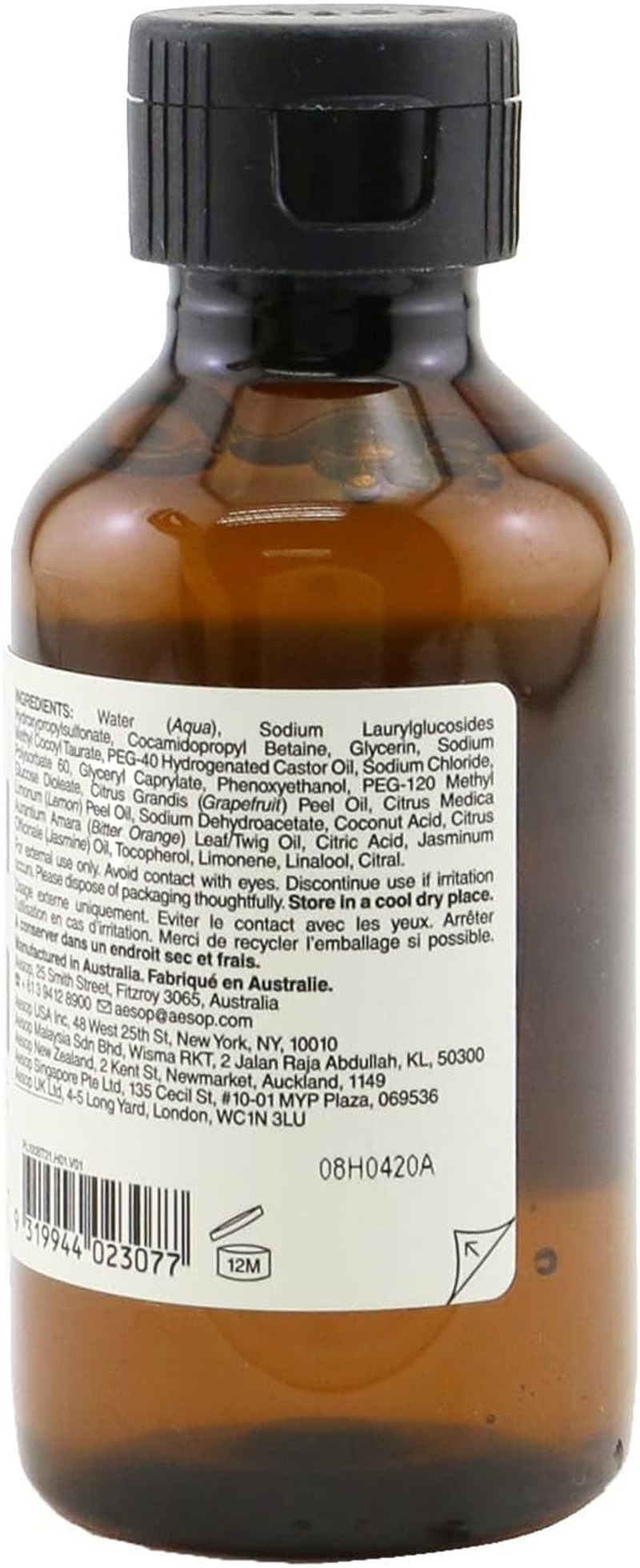 Aesop Citrus Melange Body Cleanser 100Ml/3.4Oz image number 1