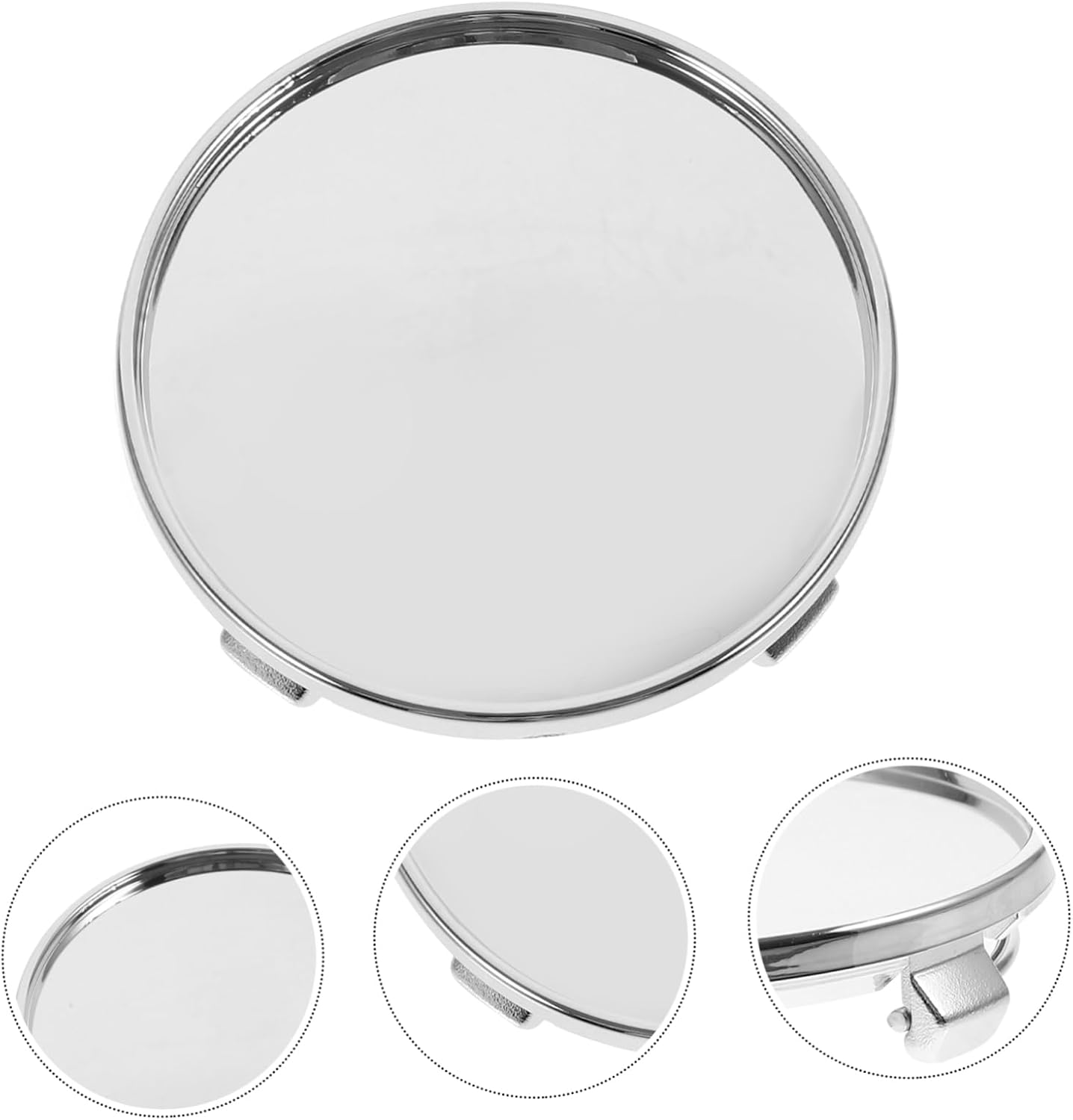 CLISPEED 4Pcs Automotive Wheel Hub Covers Stylish Rim Caps for Easy Installation Compatible Various Car Models Sleek Finish Center Hub Caps