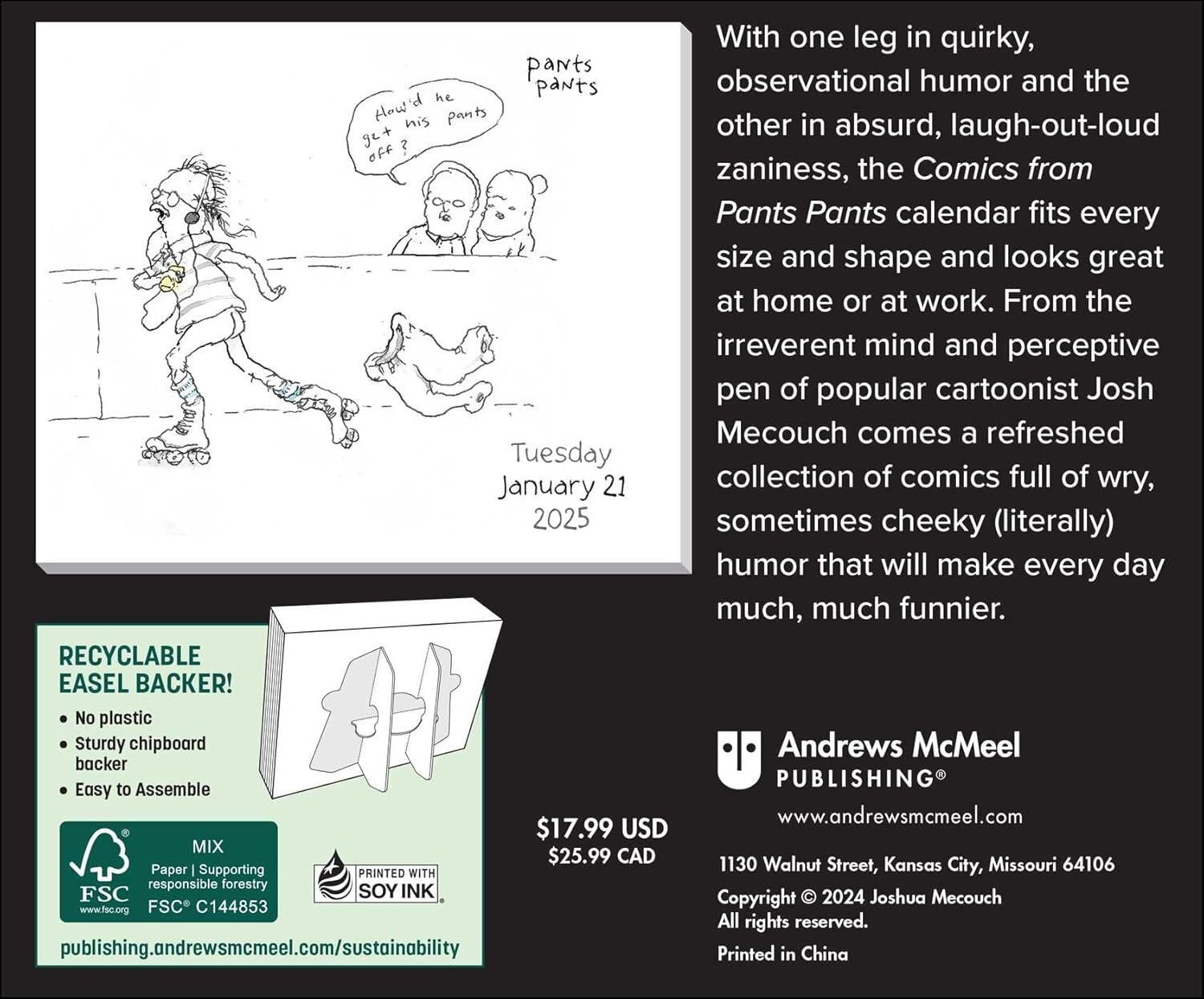 Comics from Pants Pants 2025 Day-To-Day Calendar image number 3