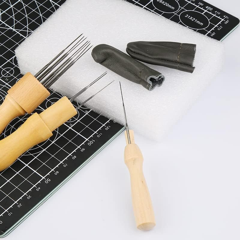 Wool Felting Kit - Hard Metal Needles, Sturdy Felt, and Comfortable Tools for Flat Needle Felts,Perfect for Beginners and Professionals image number 4