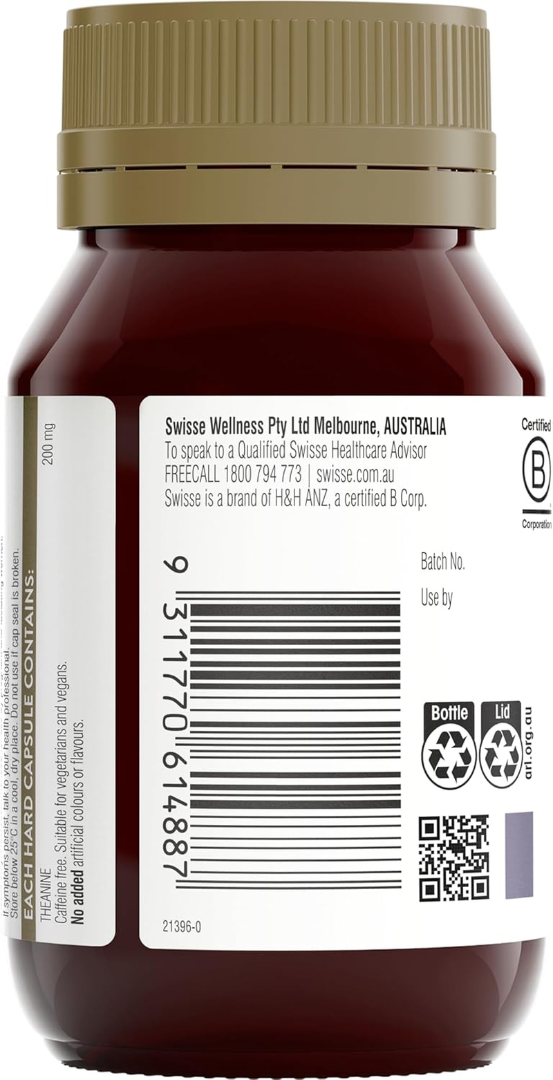 Swisse Ultiboost L-Theanine Calm Mind 50 Capsules