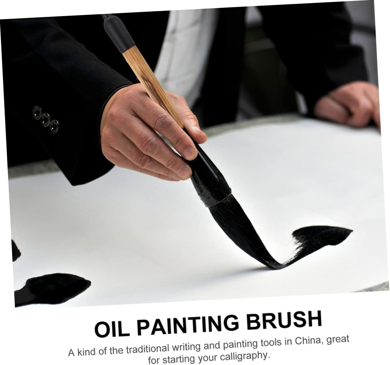 GRIRIW Chinese Calligraphy Brush for Writing and Drawing Traditional Ink Brush for Students and Beginnerschinese and Japanese Styles image number 5