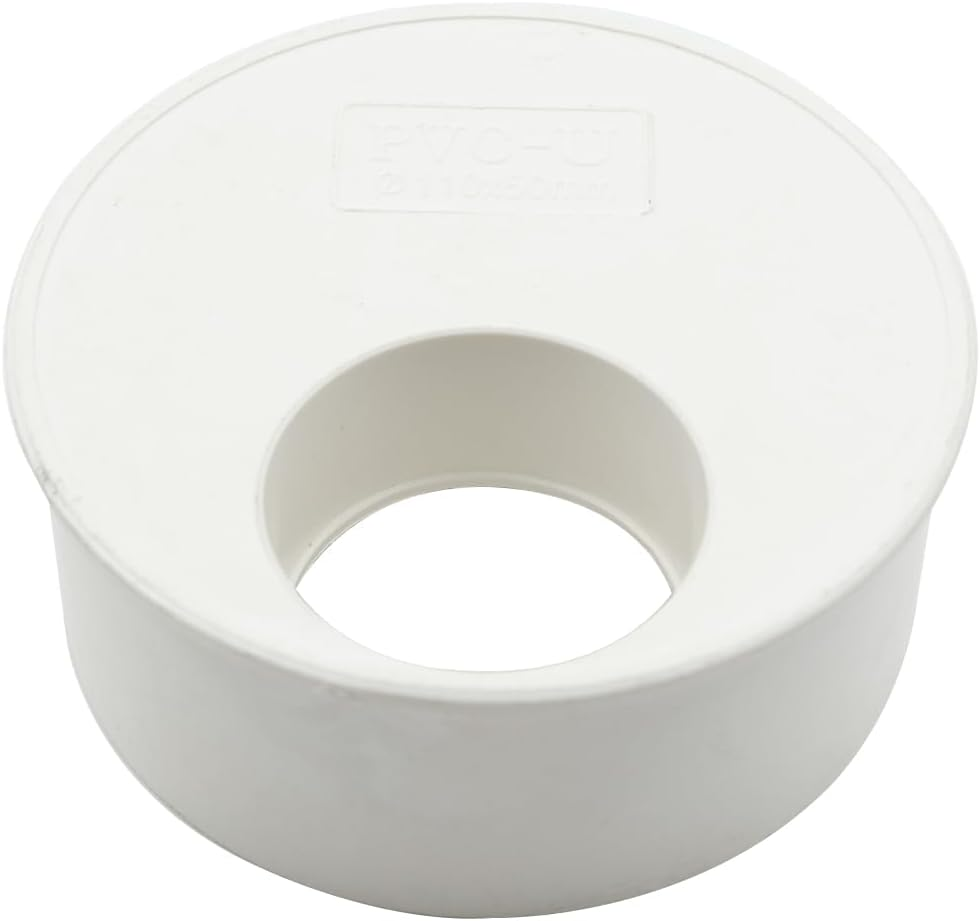 Namvo 2 Piece Soluble Sewer Pipe Reducer 110Mm to 50Mm Push Fit Soluble Welded Connector Drain Pipe Fitting Reducer Connector for Sewer Pipe image number 6