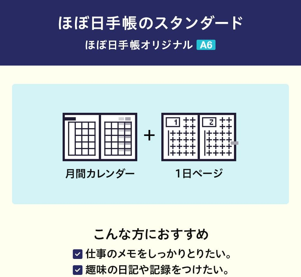 Almost Daily Notebook 2025 Original (A6) English Version [A6/1 Page per Day] / January/Monday Begins image number 1