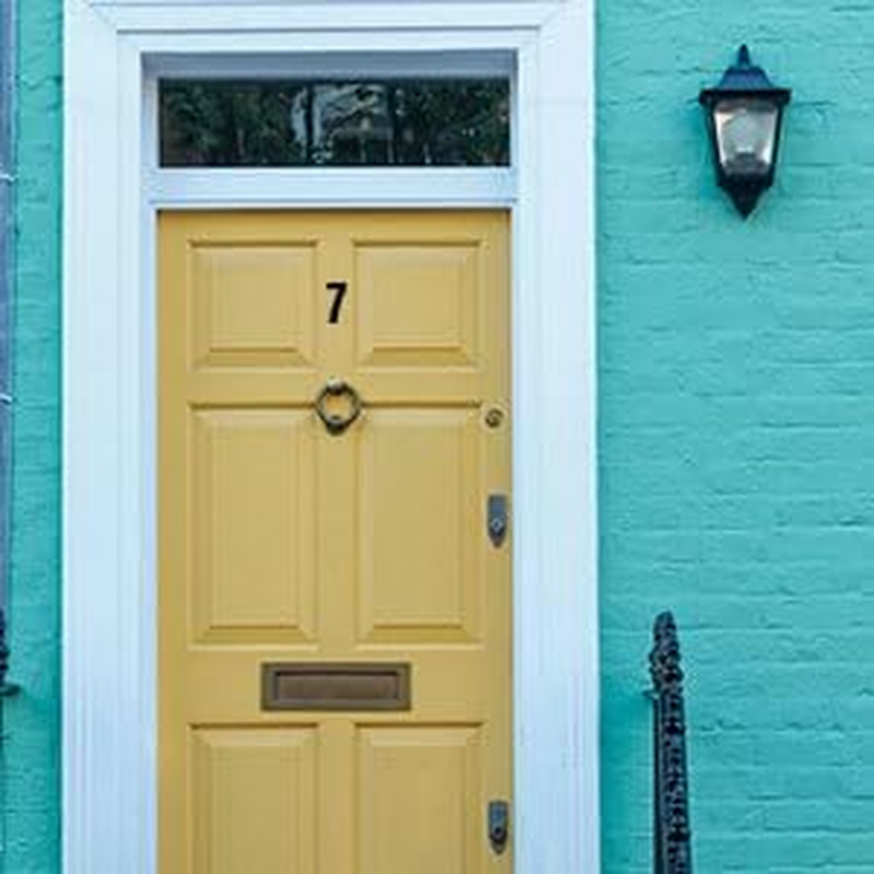 5 Inch Vinyl Number Stickers,88 Pieces Self-Adhesive Large Numbers 0-9 and Punctuation Sticker for Mailbox,House Nummber,Inventory Classification and Marks,8 Sheets Black image number 5