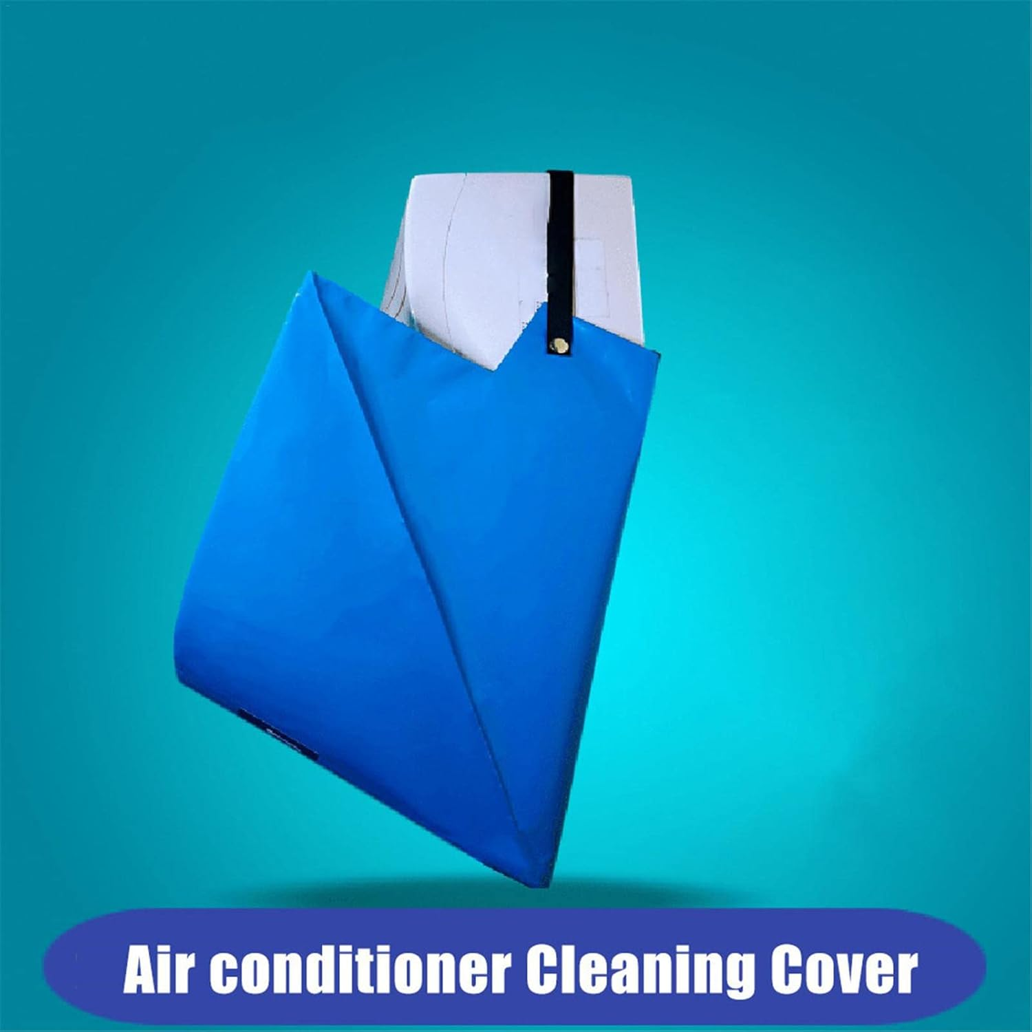 AC Cleaner Air Conditioning Cover - Waterproof Dust Washing Air Conditioner Cleaning Kit | Double-Sided Clean Set with Washing Bag and Water Pipe Kuitgh image number 1