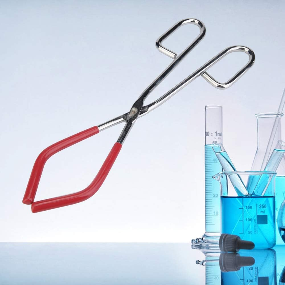 Xinwoer Beaker Tongs, 26Cm, Red, Stainless Steel & Plastic, Holds 1000Ml Beaker, 1 Piece image number 5