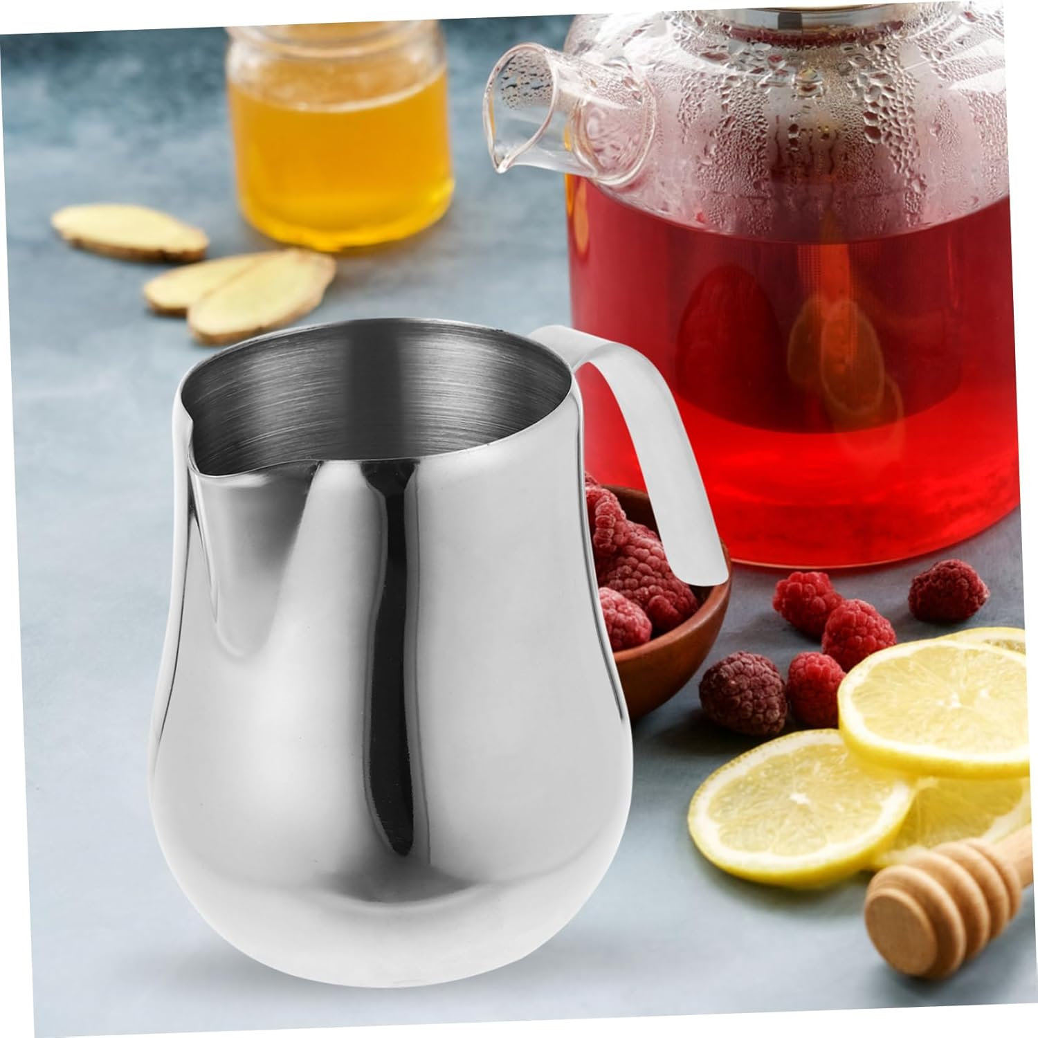 VINTORKY Hand Brewing Kettle Stainless Steel Coffee Pot Long Handle for Turkish Maker Espresso Milk Frothing Pitcher for Tea Kettle Use image number 3