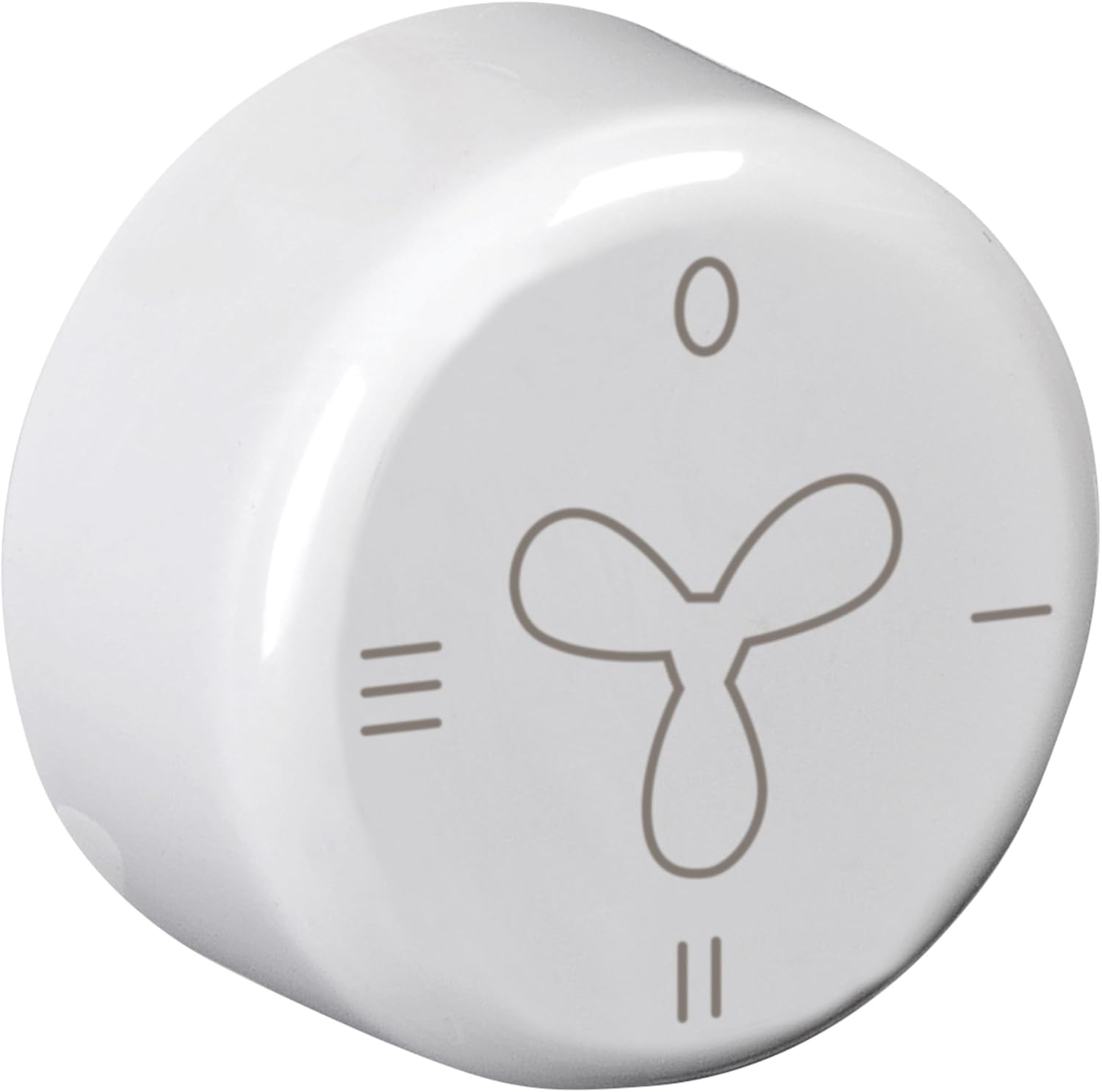 HPM 3-Speed Fan Control Knob, White, Compatible with Desktop, Laptop, Server