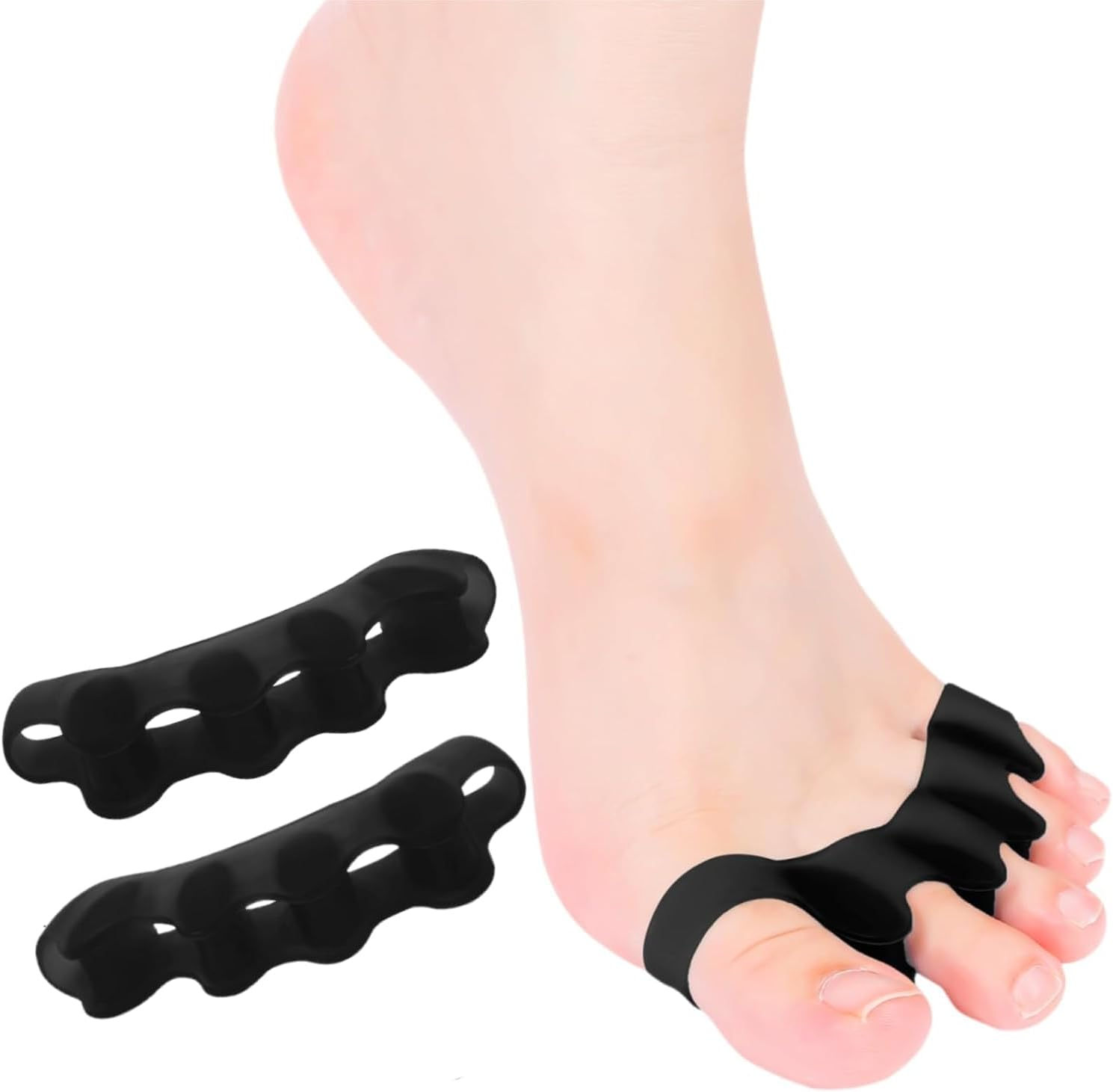 2Pcs Toe Separators for Women &ndash; Big Toe Alignment and Foot Comfort image number 2