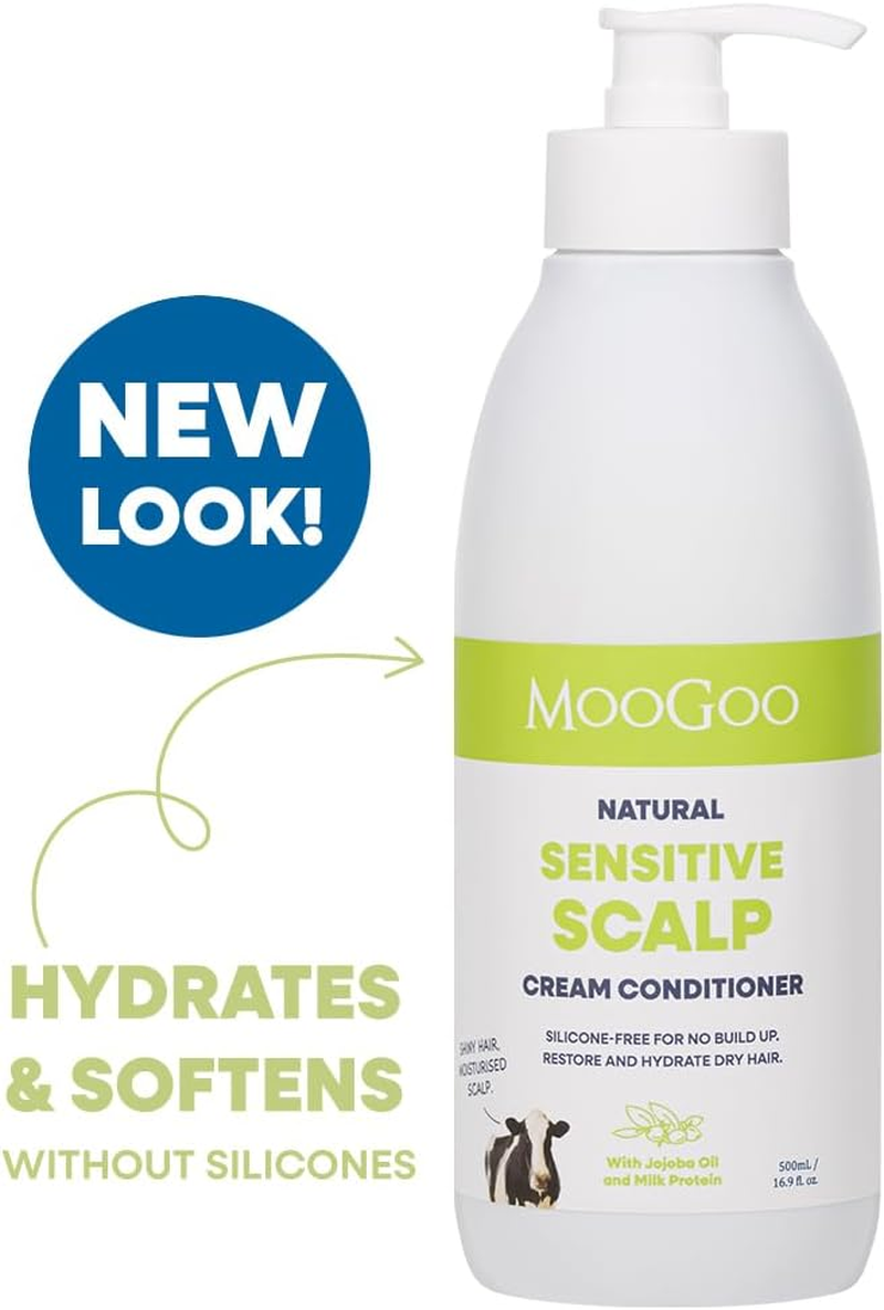Moogoo Natural Cream Conditioner Scalp-Friendly Conditioner 500Ml/169Fl. Oz.
