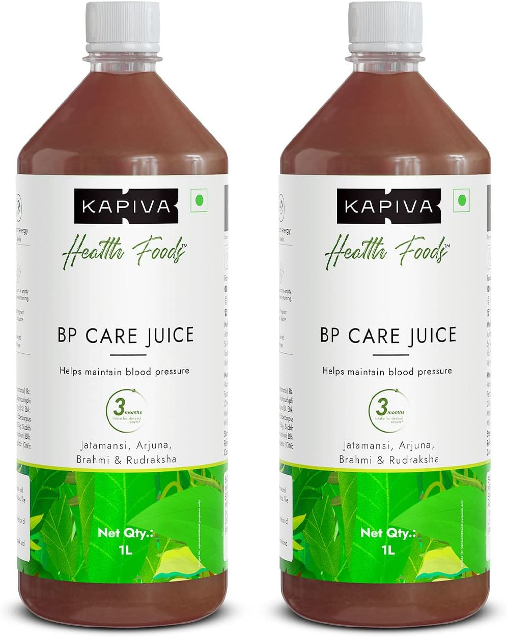 Kapiva BP Care Juice - 100% Ayurvedic Juice for Controlling Blood Pressure & Cholesterol Level | Arjuna, Shankhpushpi & 8 Other Herbs - Pack of 2 image number 5