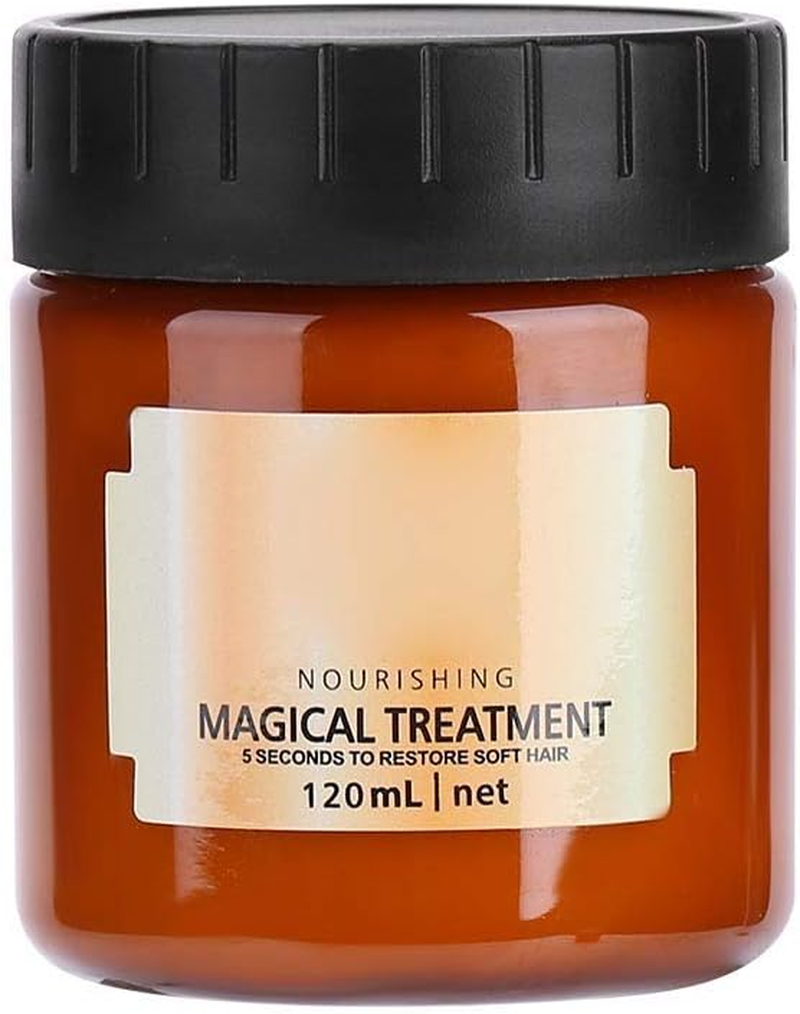 TOUISEDGI Magical Treatment Hair Mask, 120Ml Magical Hair Mask Nourishing Treatment Soft Repair Damage Professional for Hair Salon image number 6