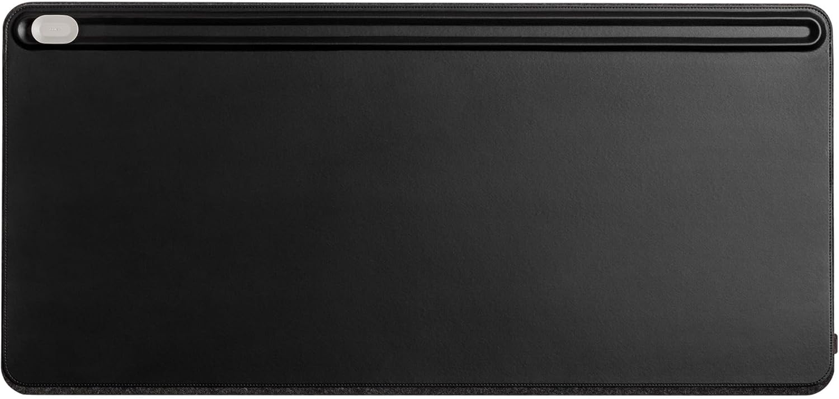 Orbitkey Desk Mat | Made from Premium Vegan Leather and Recycled PET Felt | Document Hideaway | Magnetic Cable Holder (Black, Large) image number 3