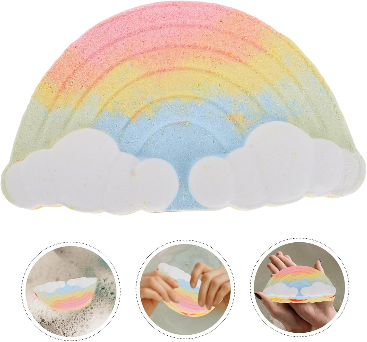IWOWHERO Rainbow Cloud Bath Essential Oils Present for Women Box Mother Day Present Spa Travel Bathing Salt image number 1