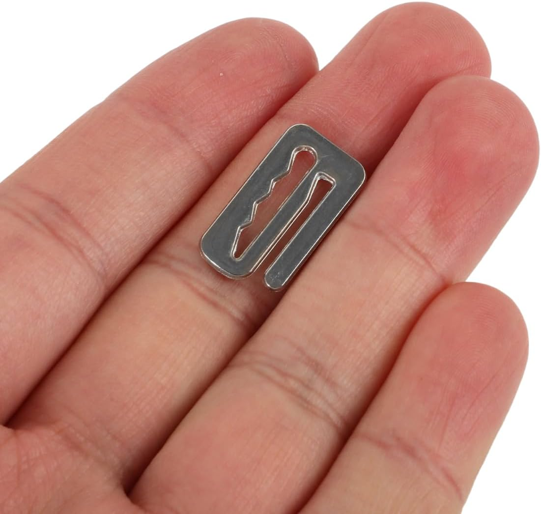 PAMINGONO Pack of 20 Aprons Clip Haircut Cape Clips Salon Cape Supply Hairdresser Cape Hook Replacement Barber Cape Buckle Salon Cape Clip Hairdresser Cape Clip Practical image number 3