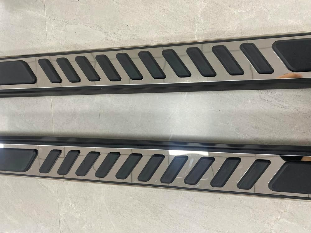 2Pcs Aluminum Running Boards Fixed Nerf Bars Side Steps with Brackets Compatible with KIA Carnival 2022-2025 (DF) image number 1