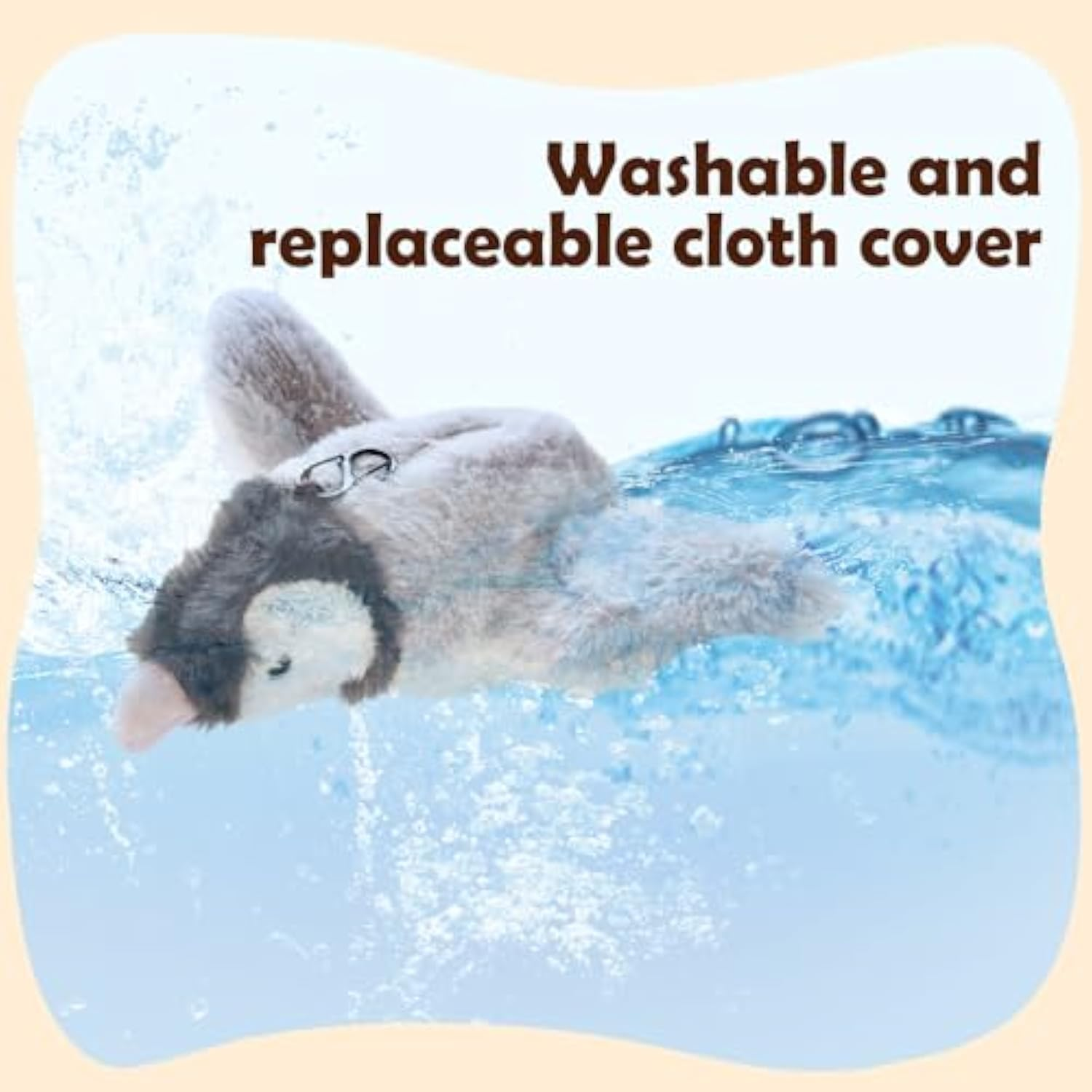 Interactive Flapping Bird Cat Toy with Chirping Sounds, Plush Flying Bird Toy for Indoor Cats (4#) image number 2