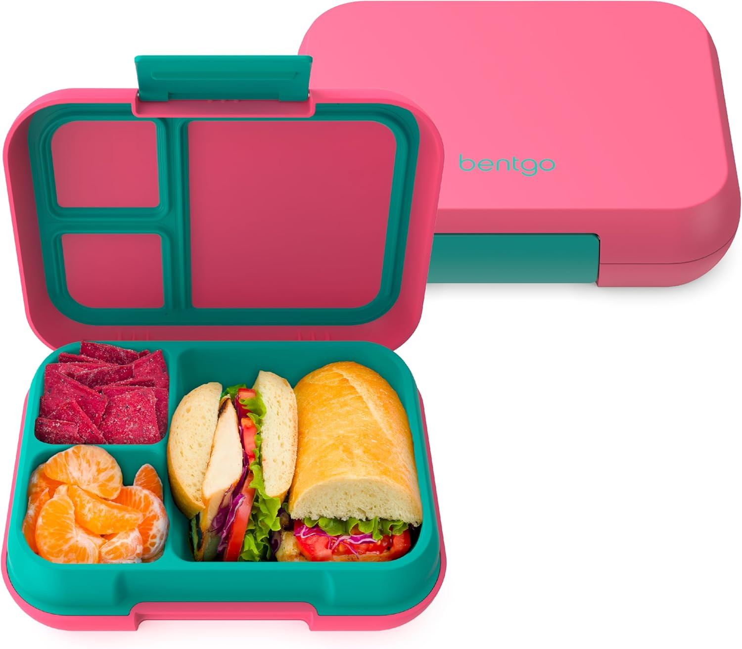 Bentgo Pop Lunch Box - Bright Coral/Teal