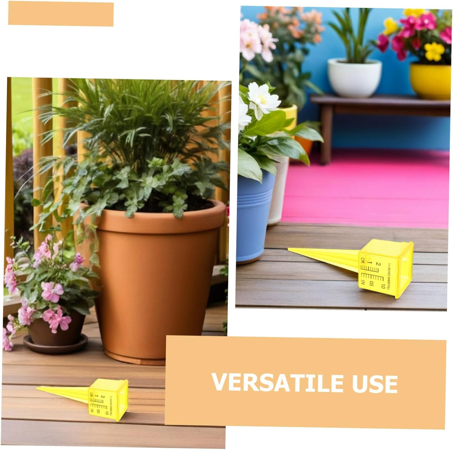 20Pcs Lawn Sprinkler Wide Mouth Rain Gauge for Outdoor Garden Patio Water Measurement Tool with Soil Insertion Tip Lightweight and Quick Connect for Accurate Sprinkler Water image number 5