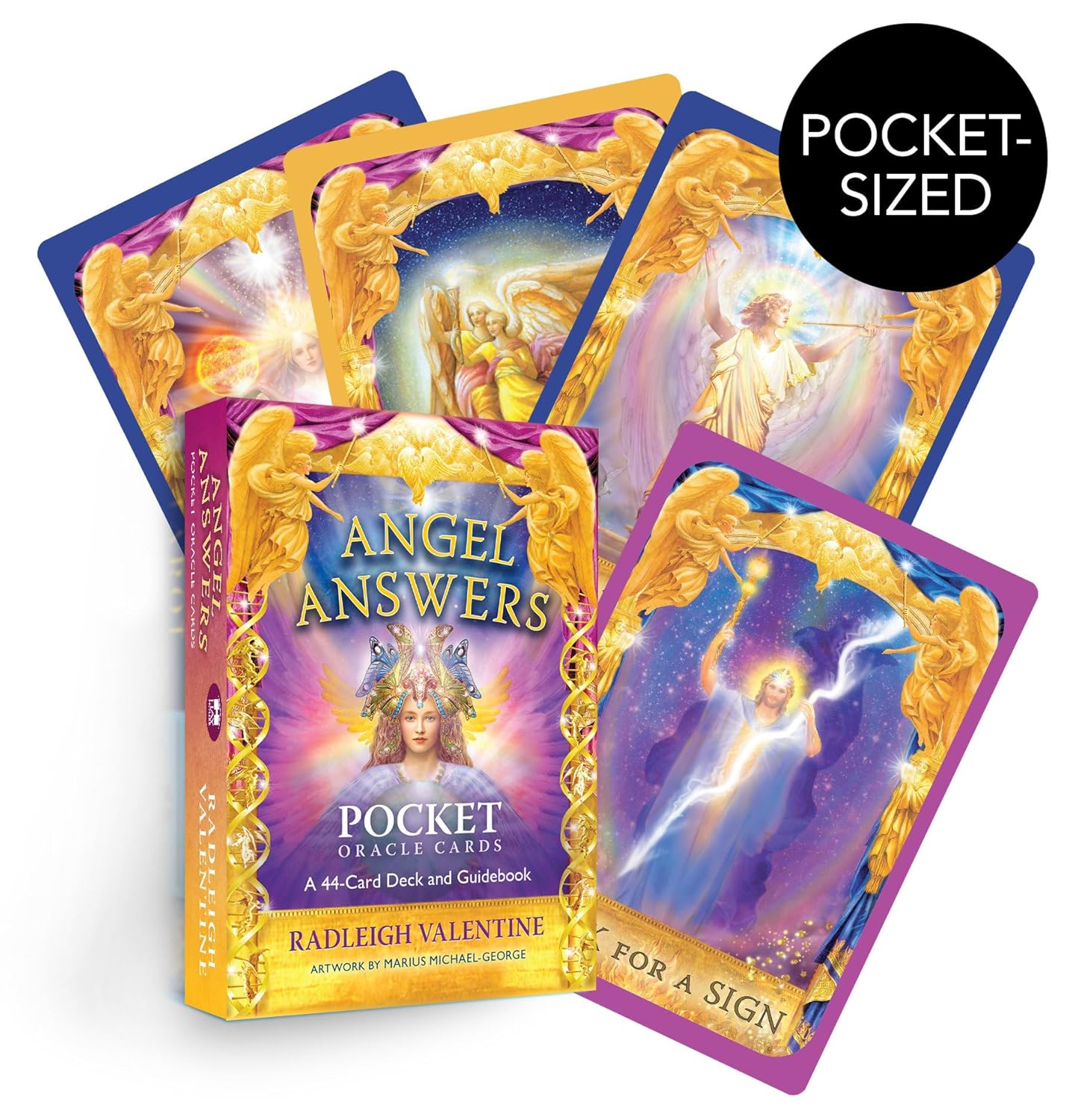 Angel Answers Pocket Oracle Cards: a 44-Card Deck and Guidebook image number 6
