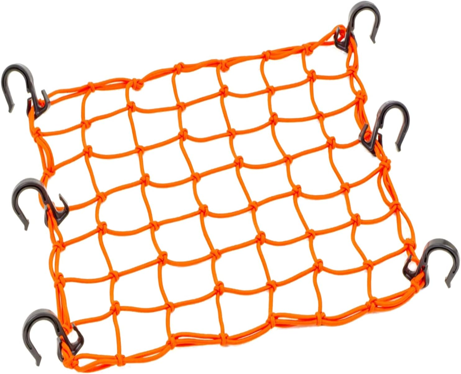 Motorcycle Cargo Net - Orange, 1 Pack image number 1