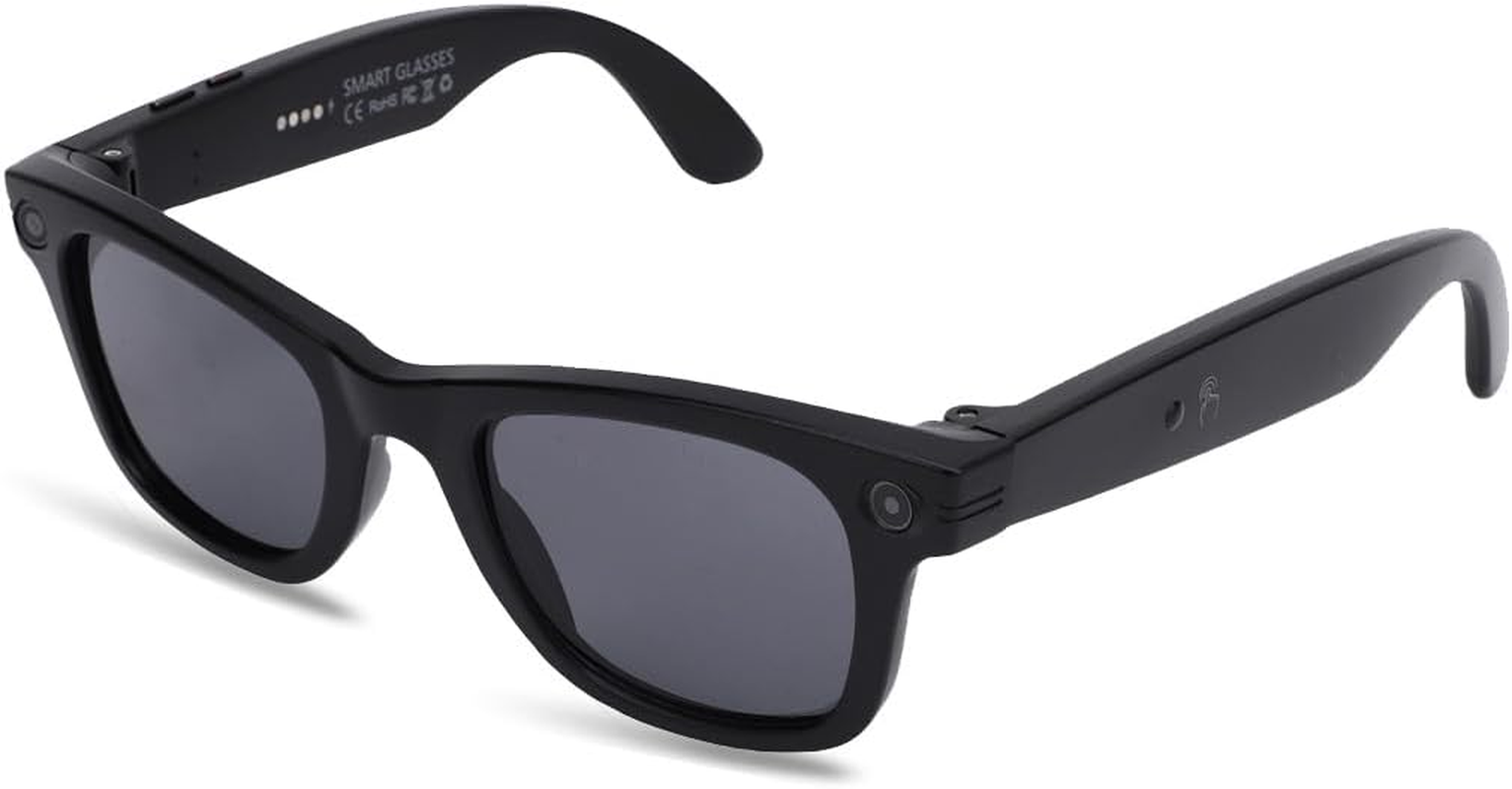 Smart Bluetooth Sunglasses with High Fidelity Music & Clear Call, Built in Mic Speakers, IP65 Protection, Unisex for Office Home Outdoor image number 5