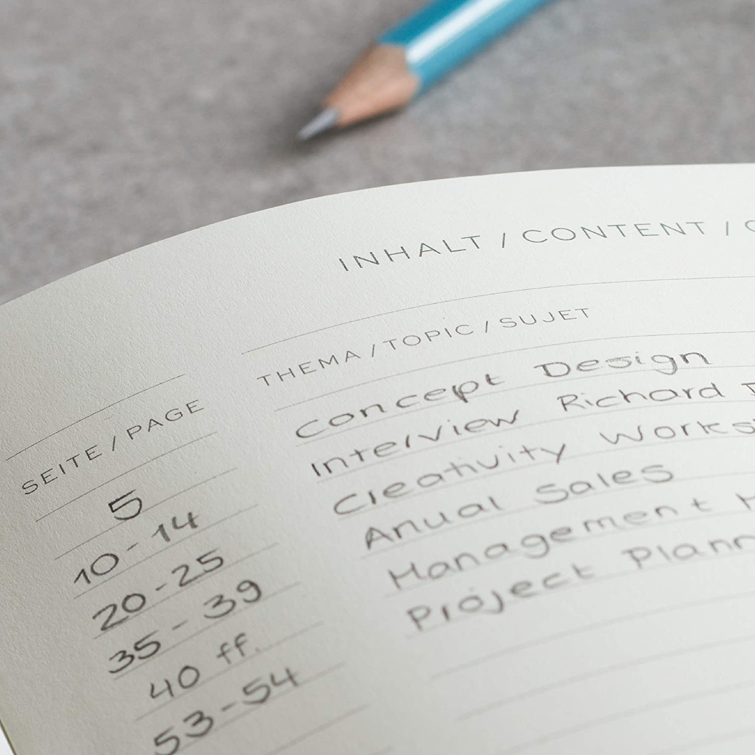 LEUCHTTURM1917 349302 Pocket Notebook (A6) Soft Cover 123 Numbered Pages Blank Navy image number 3