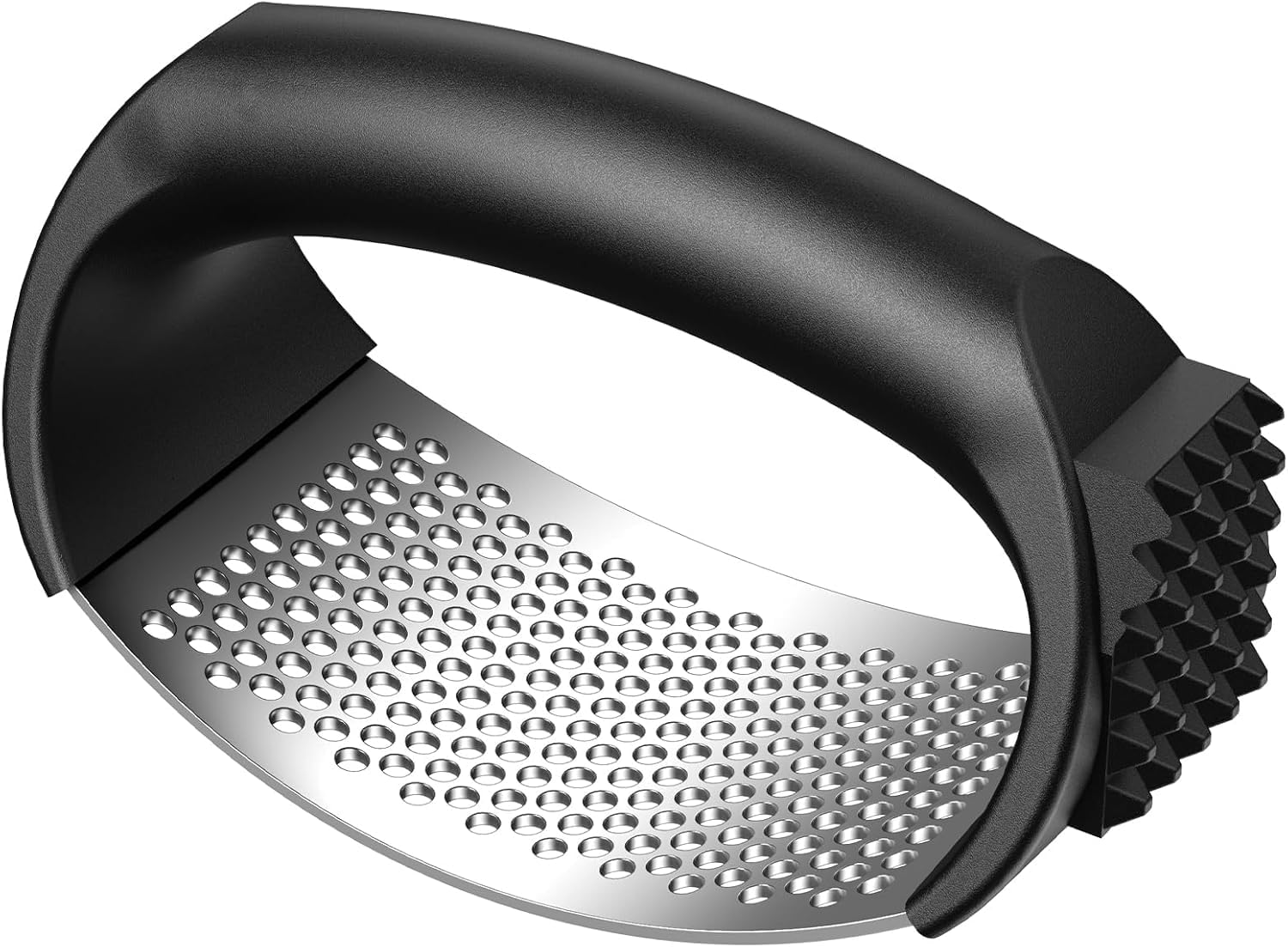 Garlic Press,Stainless Steel Garlic Press,Easy to Use and Clean,Ergonomic Handle,Easy Kitchen Gadget for Effortless Smashing,Kitchen Essentials,Home and Kitchen Utensils Accessories image number 1