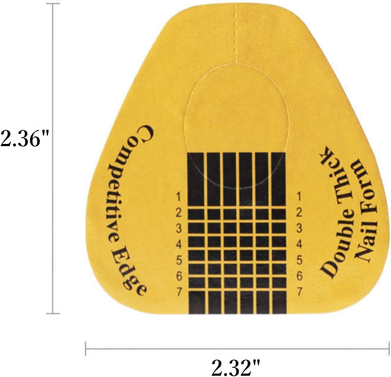 500 Piece Nail Extension Forms Guide Stickers Art Form Shaper Acrylic French DIY Tool image number 4