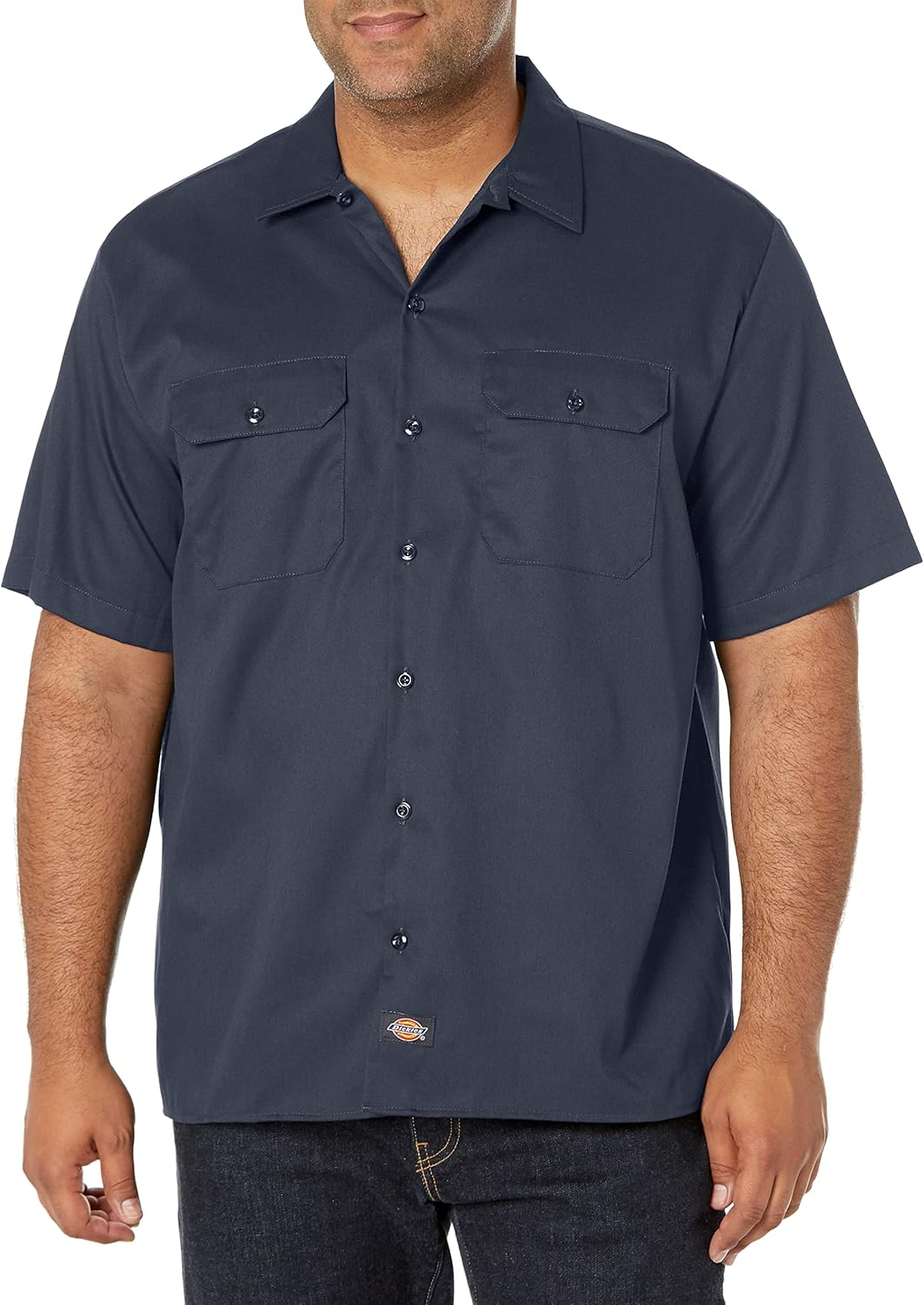 Dickies Men'S Short-Sleeve Flex Twill Work Shirt