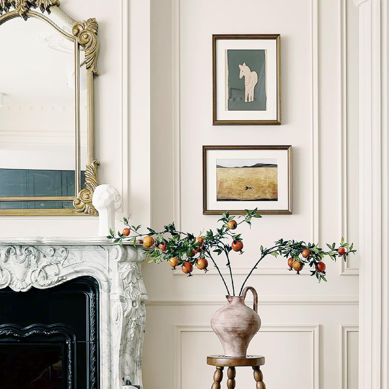 Coengwui Peel and Stick Wall Molding, Chair Rail Wainscoting Panel, Finish Trim for Home Decoration (Paintable White, 9.8Ft X 1.1In) image number 3