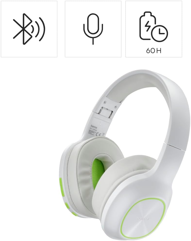 Hama Bluetooth Headphones Spirit Calypso III Over-Ear Bass Boost Foldable W