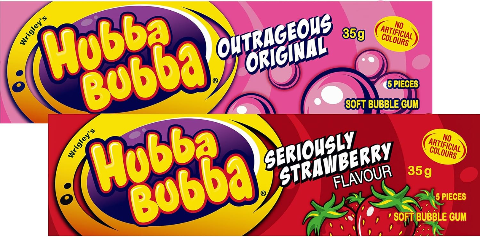 Hubba Bubba Assorted Chewing Gum Variety Pack 35 G (Pack of 4)
